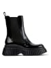 Camper Leren chelseaboots zwart