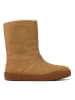 Camper Leder-Winterboots in Hellbraun