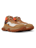 Camper Leren boots lichtbruin/crème