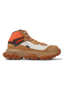 Camper Leren boots lichtbruin/crème