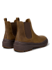 Camper Leder-Chelsea-Boots in Hellbraun