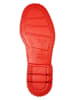 Camper Leren chelseaboots zwart/rood