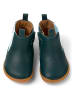 Camper Leder-Boots in Grün/ Hellblau