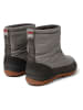 Camper Leren winterboots grijs/zwart