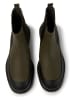 Camper Leren chelseaboots kaki/zwart