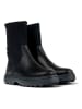 Camper Leder-Boots in Schwarz