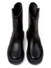 Camper Leder-Boots in Schwarz