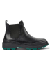 Camper Leder-Chelsea-Boots in Schwarz