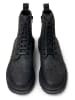 Camper Leren boots zwart/kaki