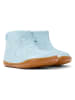 Camper Leder-Ankle-Boots in Hellblau