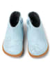 Camper Leder-Ankle-Boots in Hellblau