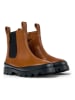 Camper Leder-Boots in Hellbraun/ Schwarz