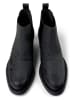 Camper Leren chelseaboots antraciet/zwart