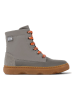 Camper Leder-Boots in Grau