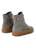 Camper Leder-Boots in Grau