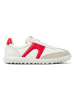 Camper Sneakers wit/rood/beige
