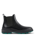 Camper Leder-Chelsea-Boots in Schwarz