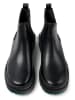 Camper Leder-Chelsea-Boots in Schwarz