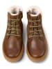 Camper Leren winterboots lichtbruin