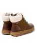 Camper Leren winterboots lichtbruin