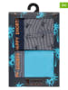 Happy Shorts 2er-Set: Boxershorts in Hellblau/ Grau