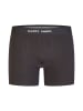 Happy Shorts 2er-Set: Boxershorts in Schwarz/ Grau