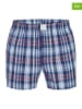 MG-1 8er-Set: Boxershorts in Hellblau/ Dunkelblau