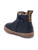 bisgaard Leder-Lauflernschuhe "Phillip" in Dunkelblau/ Braun