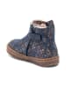 bisgaard Leder-Lauflernschuhe "Siggi" in Blau/ Rosa