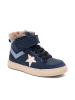 bisgaard Leder-Sneakers "Isak" in Blau