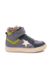 bisgaard Leder-Sneakers "Isak" in Hellblau