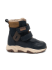 bisgaard Leder-Boots "Marius" in Dunkelblau