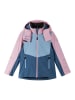 Reima Winterjas "Lainio" blauw/lichtroze/lichtblauw