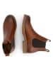 TRAVELIN' Leren chelseaboots lichtbruin