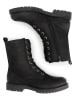 TRAVELIN' Leder-Boots in Schwarz