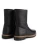 TRAVELIN' Leren boots zwart