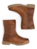 TRAVELIN' Leder-Boots in Hellbraun
