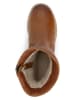 TRAVELIN' Leder-Boots in Hellbraun