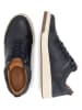 TRAVELIN' Leder-Sneakers in Dunkelblau
