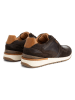 TRAVELIN' Leren sneakers bruin