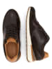 TRAVELIN' Leren sneakers bruin