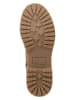 TRAVELIN' Leder-Boots in Hellbraun