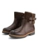 TRAVELIN' Leren boots bruin