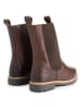 TRAVELIN' Leder-Chelsea-Boots in Braun