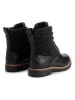 TRAVELIN' Leder-Boots in Schwarz