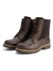 TRAVELIN' Leren boots bruin