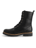 TRAVELIN' Leren boots zwart