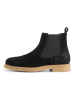 TRAVELIN' Leder-Chelsea-Boots in Schwarz