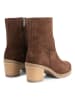 TRAVELIN' Leder-Stiefeletten in Hellbraun