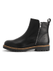 TRAVELIN' Leder-Boots in Schwarz